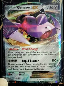 Genesect EX XY Fates Collide 64/124 - Ultra Rare - Pokemon TCG - NM/M - Image 2