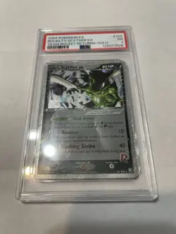 Pokemon Rocket's Scyther ex 102/109 Team Rocket Returns Ultra Rare Holo PSA 1 - Image 1