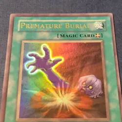 Yu-Gi-Oh! Premature Burial PSV-037 Ultra Rare Holo Lightly Played *FREE SHIP* - Image 2