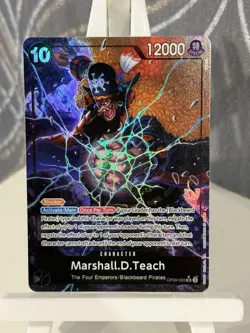 Marshall.D.Teach OP09-093 SR Alt Art Emperors in the New World One Piece TCG ENG - Image 1