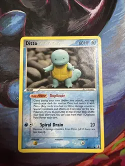 Ditto 64/113 Squirtle Delta Species 2005 LP Pokemon Card - Image 1