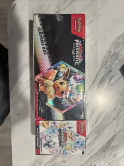 Pokemon Prismatic Evolutions Surprise Box Promo Card English Eevee Umbreon - Image 1