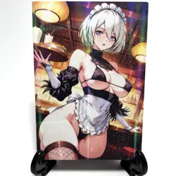 NieR: Automata 2B Sexy Hot Anime Waifu Girl Lewd Doujin Goddess Story Art Card - Image 1