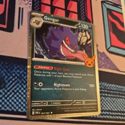 Gengar 057/091 (Cosmos Holo) Trick or Trade Booster 2024 Pokemon Card - Image 2