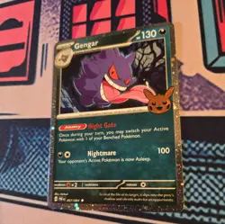 Gengar 057/091 (Cosmos Holo) Trick or Trade Booster 2024 Pokemon Card - Image 3
