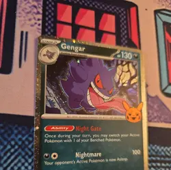 Gengar 057/091 (Cosmos Holo) Trick or Trade Booster 2024 Pokemon Card - Image 5