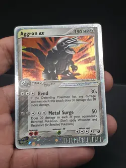 Pokemon TCG Aggron EX Sandstorm Holo Rare Card 95/100 - Image 3
