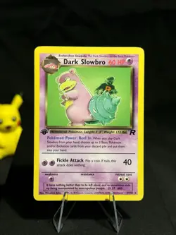 Pokemon Card - Dark Slowbro Team Rocket 1st Edition 29/82 Non-Holo Rare - Image 1