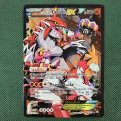 Team Magma's Groudon EX Full Art 15/34 Double Crisis Holo Full Art Pokemon Card - Image 1