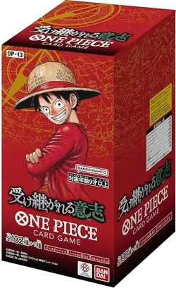 ONE PIECE Card Game OP-13 Box 24 Packs 3rd Anniversary Luffy Ace Sabo Parallel - Image 2