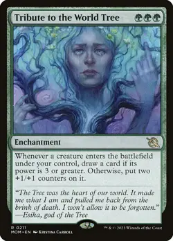 1x Tribute to the World Tree NM Eng MTG - March of the Machine - Image 1