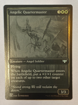 MTG - Innistrad: Double Feature - Angelic Quartermaster - FOIL - Image 1