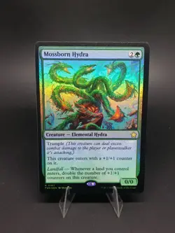 Mossborn Hydra Foundations Foil MTG 0107 MP - Image 2