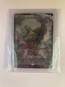 MTG TMNT Leonardo, Cutting Edge (Showcase) Foil #281 - Image 3