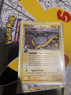 Pokemon - Mantine 20/101 Reverse Holo Rare Stamped - EX Dragon Frontiers NM - Image 1
