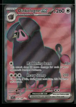 Oinkologne ex 234/198 Ultra Rare Scarlet & Violet Pokemon Holo Near Mint - Image 1