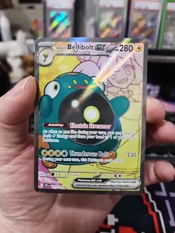Pokemon TCG Iono's Bellibolt EX Special Illustration Rare Holo 172/159 Sv09 - Image 1