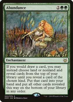 Abundance - Duel Decks: Nissa vs. Ob Nixilis | MTG Card - Image 1