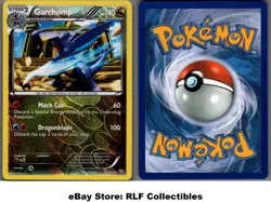 2012 Pokemon, B&W Dragons Exalted, #90/124 Garchomp, Reverse Holo Rare - Image 1
