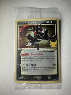 Pokemon Greninja Gold Star SWSH144 New & Sealed Promo Card Celebrations - Image 1