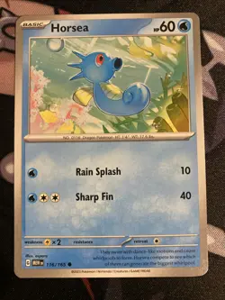 Pokemon TCG 151 Horsea 116/165 - Image 1
