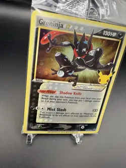 Pokemon Greninja Gold Star SWSH144 Promo Sealed Celebrations Pack NM - Image 3