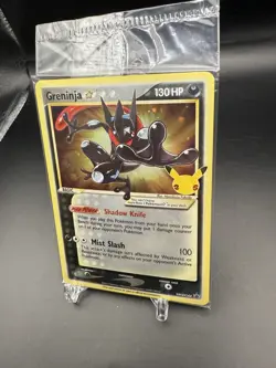 Pokemon Greninja Gold Star SWSH144 Promo Sealed Celebrations Pack NM - Image 4