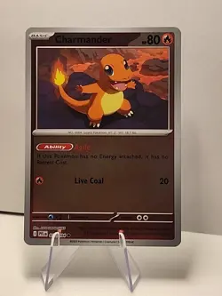 Charmander 011/094 Phantasmal Flames Reverse Holo Pokemon TCG NM - Image 1