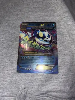 Pokemon Primal Kyogre EX Holo Ancient Mega Evolution 55/160- with a sleeve - Image 3