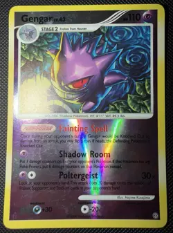 Pokemon Gengar Stormfront Reverse Holo 18/100 LP Condition - Image 1