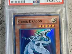 Yu-Gi-Oh! Cyber Dragon CRV-EN015 1st Edition PSA 10 Mint Card - Image 2