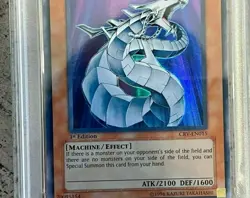 Yu-Gi-Oh! Cyber Dragon CRV-EN015 1st Edition PSA 10 Mint Card - Image 3