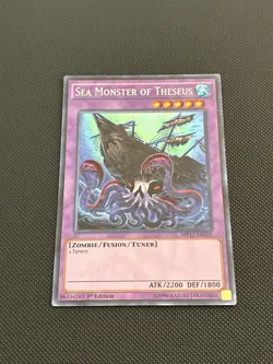 Yugioh | Sea Monster of Theseus MP17-EN231 1st Edition Secret Rare Near Mint NM - Image 1