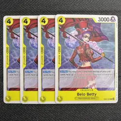 4x Belo Betty | EB03-056 NM | Common | Heroines Edition | One Piece TCG Playset - Image 1