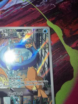 Pokemon Squirtle 148/142 Sv2a: Card 151 Art Rare Full Art Holo 60 HP - Image 2