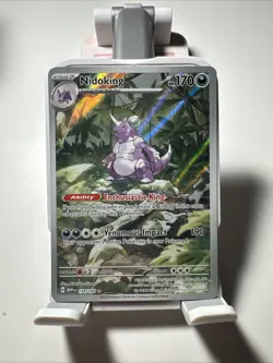 Pokemon TCG Nidoking Scarlet & Violet 151 Illustration Rare Card 174/165 - Image 1