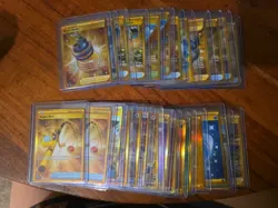 28x English Pokemon TCG Gold SR mixed card lot assorted sets - Image 1