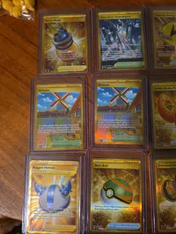 28x English Pokemon TCG Gold SR mixed card lot assorted sets - Image 2