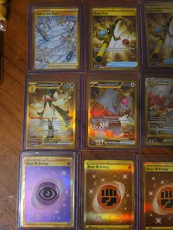 28x English Pokemon TCG Gold SR mixed card lot assorted sets - Image 4