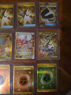 28x English Pokemon TCG Gold SR mixed card lot assorted sets - Image 5