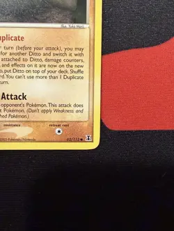 Pokemon TCG EX Delta Ditto (Geodude) Regular Common Card 62/113 - Image 4