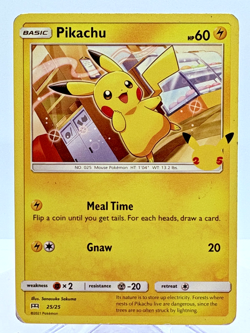 Pikachu 25/25 McDonald’s Promo 2021 Pokemon TCG Card 25th anniversary LP - Image 1