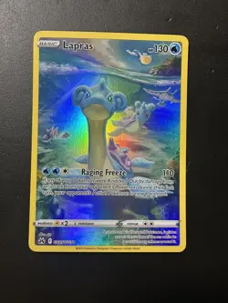 Lapras GG05/GG70 Crown Zenith Galarian Gallery Holo Card Near Mint Condition - Image 1