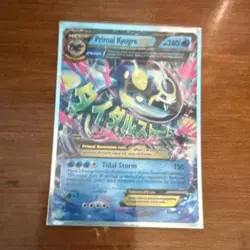 Pokemon Primal Kyogre EX Ultra Rare Holo 55/160 XY Primal Clash Card - Image 1