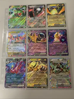 Pokemon TCG Scarlet & Violet EX Lot of 9 Cards Holo Rare All Holo NM - Image 1