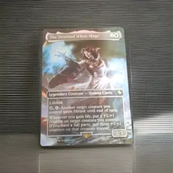 The Destined White Mage (Borderless) Commander: Final Fantasy Foil - Image 1