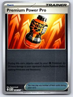 PREMIUM POWER PRO 199/217 REVERSE HOLO ME: ASCENDED HEROES POKEMON NEAR MINT - Image 1