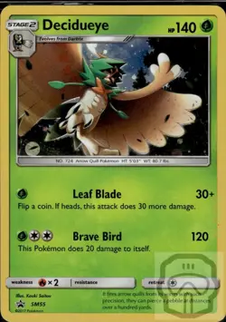 Decidueye - SM55 Holo P Sun & Moon Promo Pokemon Holo NM/M - Image 3