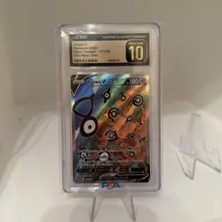 Pokemon Unown V Silver Tempest Full Alt Art #177 CGC 10 Pristine - Image 1