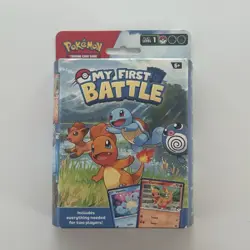 Pokemon My First Battle Charmander & Squirtle Mini Starter Decks - SEALED NEW US - Image 1